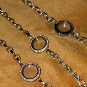 NWOT Origami Owl Bracelet Lockets (Choice Of 3)